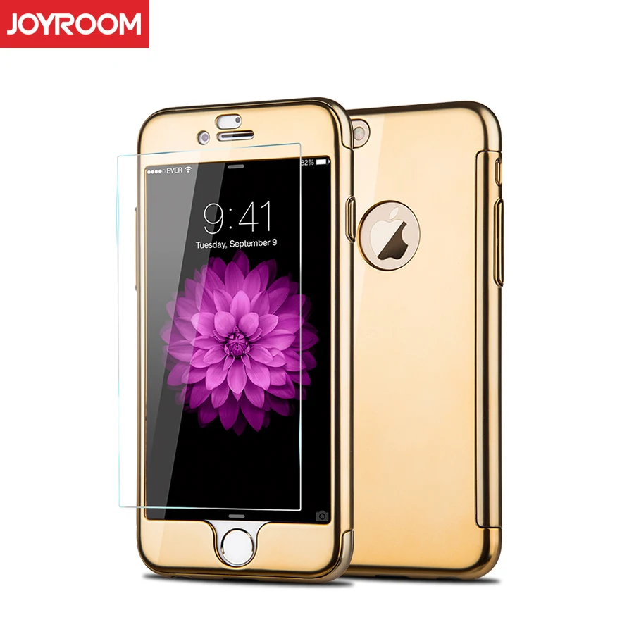 Случае с Протектор Экрана Закаленное Стекло для iPhone 6 s Plus Плюс 5.5 inch Передняя