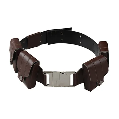 Manles Капитан Америка Первый мститель Косплэй acceessories Капитан Америка ремень Прихватки для мангала Грудь Пояс Кобура Хеллоуин костюм - Цвет: only waist belt