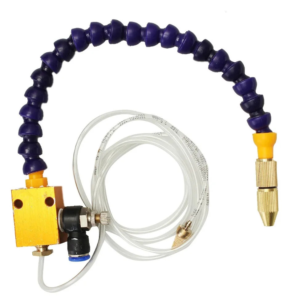 Mist Coolant System Mist Coolant Spray 8mm Air Pipe Lathe Milling Drill Lathe Lubrication Drill Grind Nozzle coolant spray system