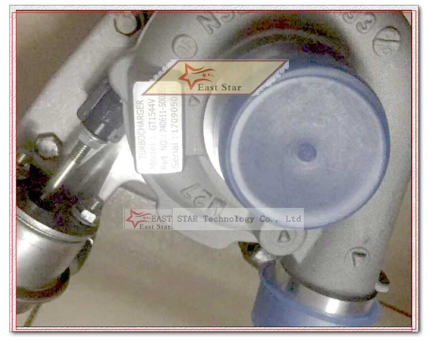 Turbo GT1544V 740611 740611-0002 740611-5003S 28201-2A400 28201-2A120 28201-2A100 For KIA Ceed Cerato Rio 1.5L CRDi D4FA 88HP U1.5L Euro3 (4)