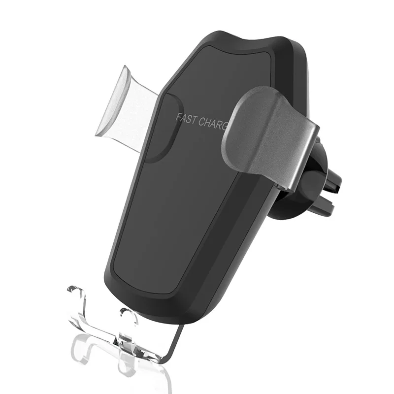 Qi Беспроводное зарядное устройство для автомобиля держатель телефона для iPhone X XS MAX 8 7 samsung подставка-держатель для мобильного телефона крепление, устанавливаемое на вентиляционное отверстие в салоне автомоби