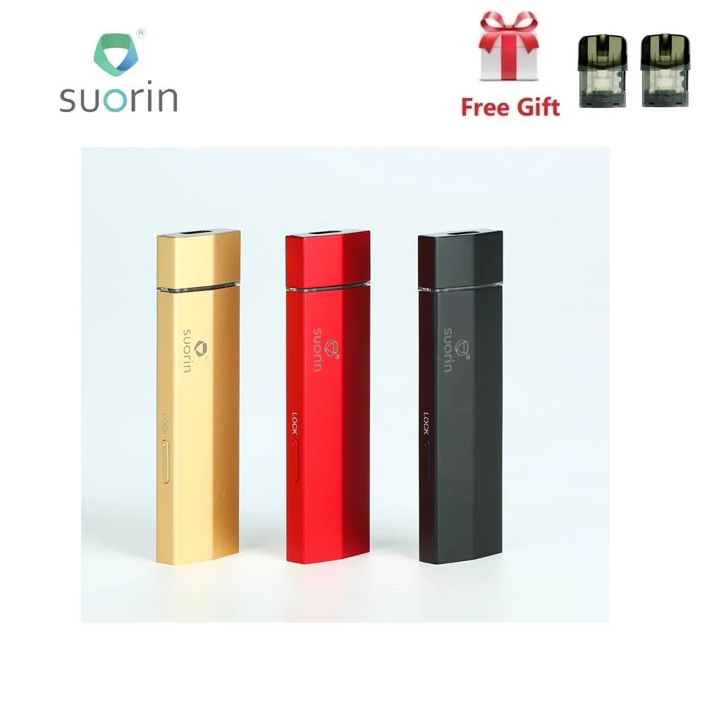 

Free Gift Original Suorin Edge Pod Kit 2 Removable 230mAh Battery 2pcs Suorin Edge Pod Cartridge Vape Pod Kit Vs Suorin Air/drop