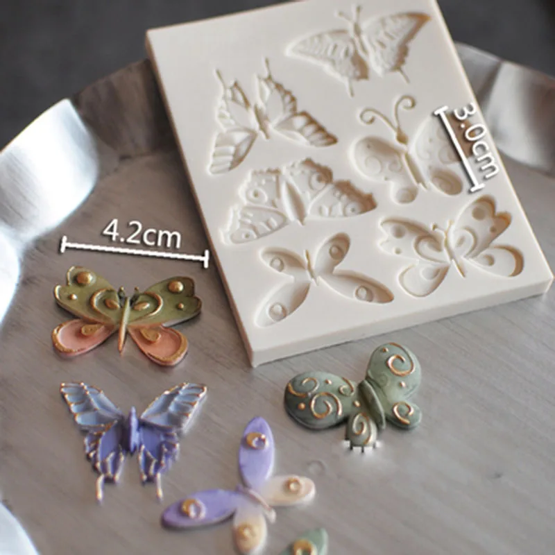 

Yueyue Sugarcraft Butterfly Silicone mold fondant mold cake decorating tools chocolate mold