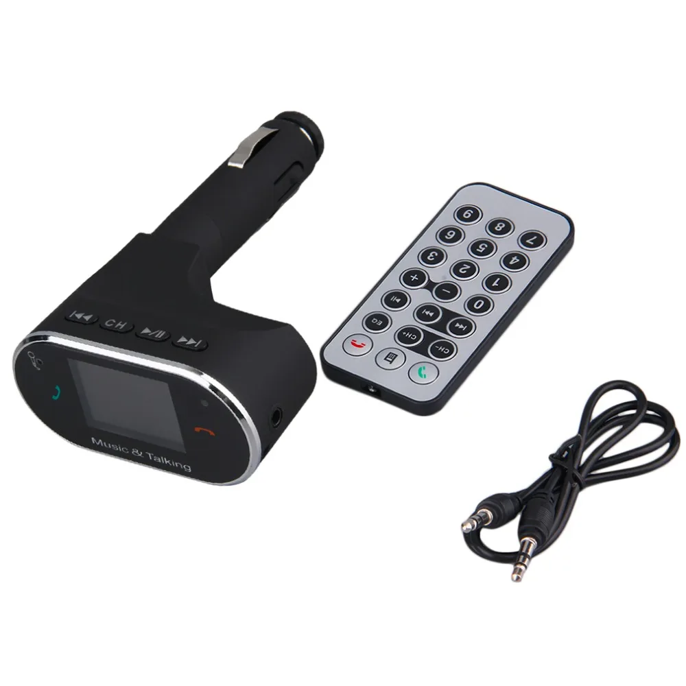 Car MP3 Audio Player Bluetooth FM Transmitter font b Wireless b font FM Modulator Car Kit
