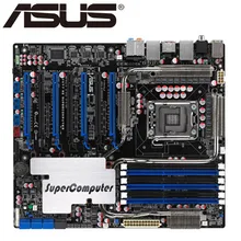 Asus P6T7 WS SuperComputer настольная материнская плата X58 Socket LGA 1366 i7 Extreme DDR3 24G ATX UEFI BIOS оригинальная материнская плата в продаже