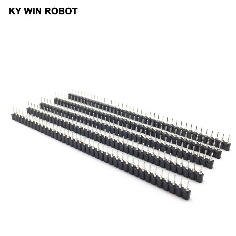 5 шт. 1x40 контактный 2 54 круглый гнездовой штырьковый коннектор|female pin header|connector