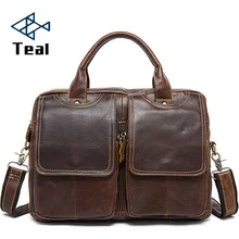 2017 new Genuine Leather Men Bag Briefcase Fashion Business Man Bag Messenger Bags Messenger Men's Handbag Shoulder Bag Designer