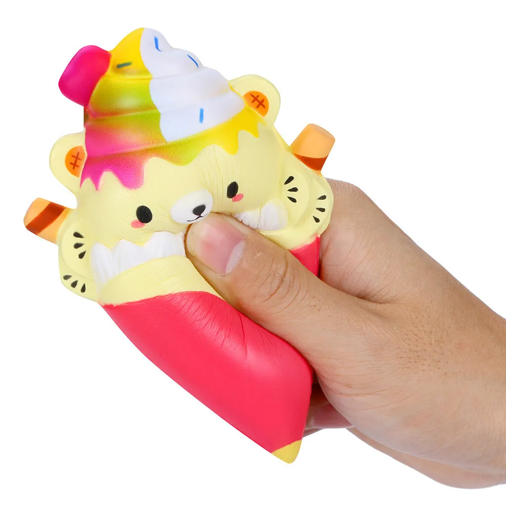 Kawaii Мороженое медведь медленно поднимающаяся кукла милые мягкие для сжатия Игрушка снятие стресса игрушка для детей подарок изысканный для снятия стресса