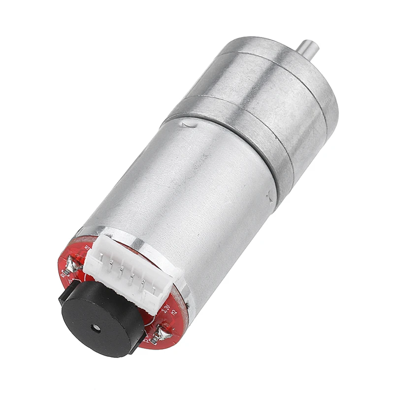 1 шт. 25GA370 DC 12V микро редукторный мотор с кодировщиком редуктор скорости d образный