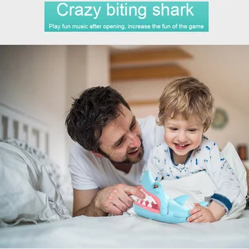 

Shark Dentist Bite Finger Game Biting Hand Toy Mouth Dental Game Fun Kids Gifts S7JN