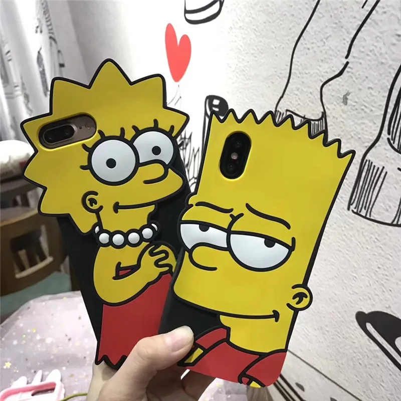 coque iphone xs max bart simpson