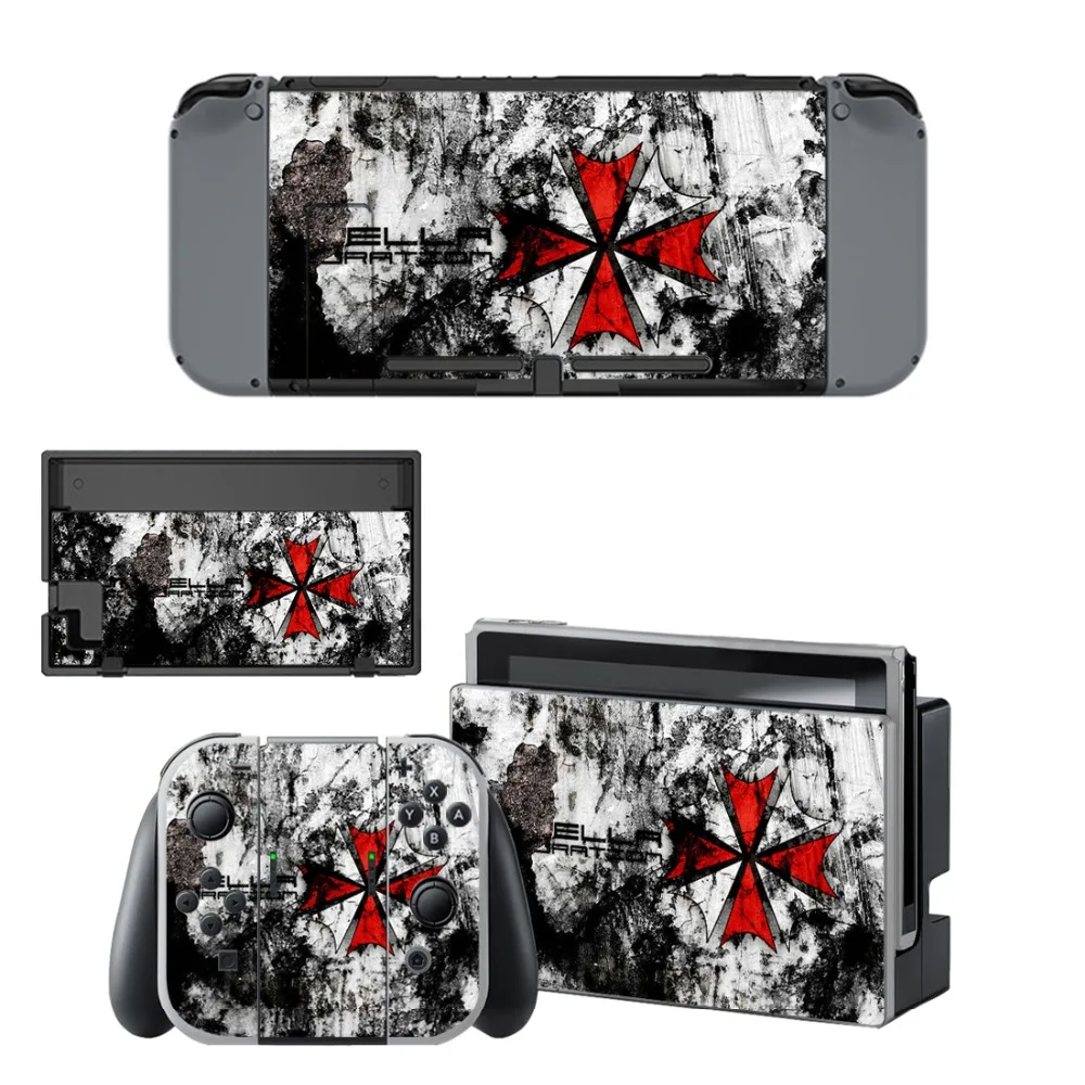 

Nintend Switch Vinyl Skins Sticker For Nintendo Switch Console and Controller Skin Set - For Resident Evil