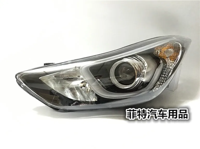 Фетт огни elantra фар в сборе настройки светодиодные фары дневного света Elantra 2012' Up