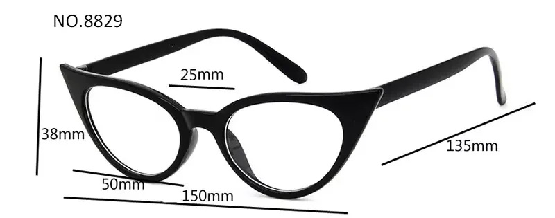 2019 очки оправа женские очки прозрачные очки глаз кошачий глаз очки винтажные прозрачные очки Горячая крутая ПК модная рамка
