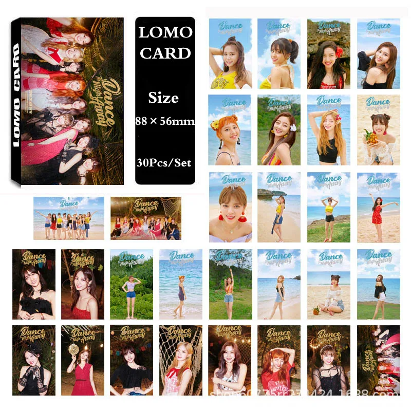 

YANZIXG KPOP TWICE Album SUMMER NIGHTS Self Made Paper Lomo Card Photo Card Poster HD Photocard Fans Gift Collection