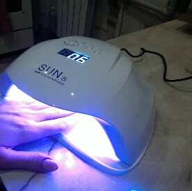 

SUN X 54W Nail Dryer UV LED Lamp LCD Display 36 LED Curing Gel Polish Auto Sensing Nail Manicure Tools 30s/60s Timer with Bottom