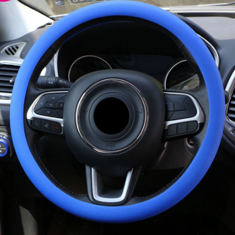 Silicone Car Steering Wheel Cover for Chevrolet Cruze Trax Malibu Aveo