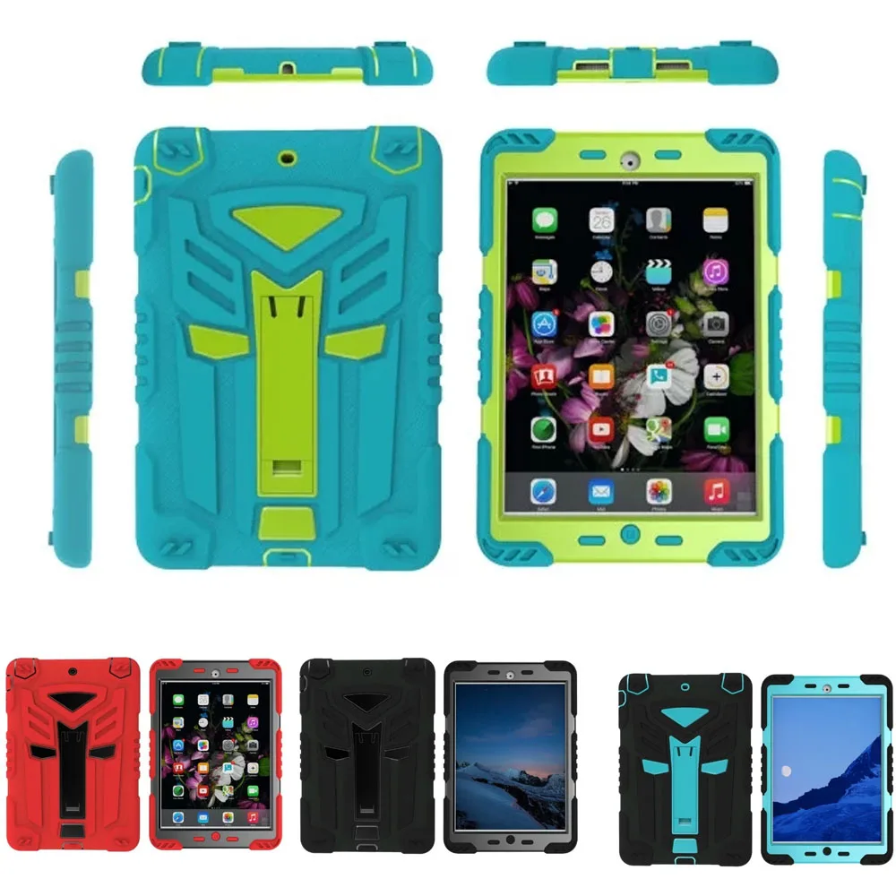 

For apple ipad 2 3 4 Robot Extreme Military Heavy Duty Waterproof Dust/Shock Proof with stand Hang cover Case Kid Childrens Case
