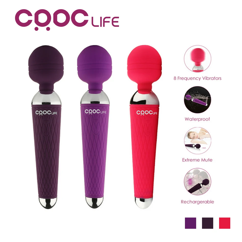 CRDC Powerful Vibrator for Woman 15 Speed AV G Spot Magic Wand Vibrators Massager Oral Clit Adult Sex Toys Vibrator Erotic Toys