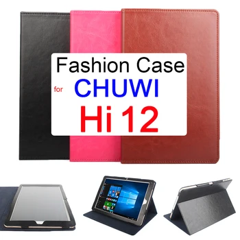 Flip Case For CHUWI Hi 12 Holder PU Leather Protective Cover Protect Full Body Folding Stand Design Chuwi Hi12 Tablet PC 12 inch