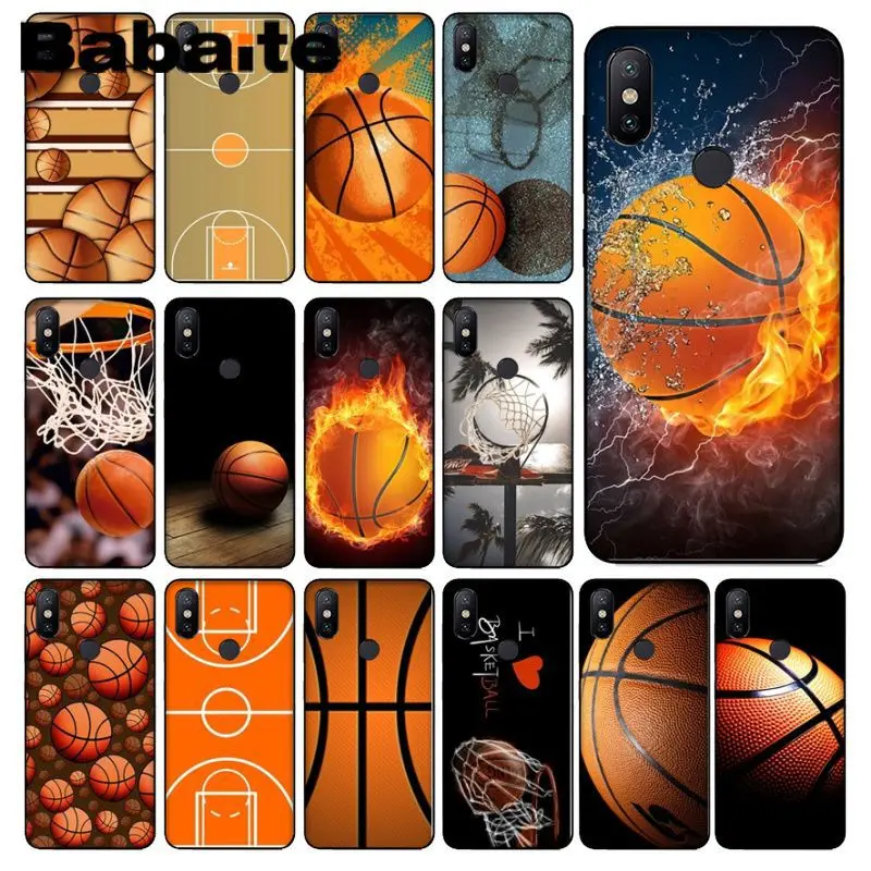 

Babaite burning Basketball sport field Customer High Quality Phone Case For redmi 5plus 5A 6pro 4X note5A note4x note7 6A Cover