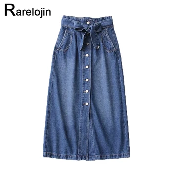 

Spring autumn skirt 2019 new women fashion skirt high waist women skirt split denim skirt femme midi skirt women skirt clothes