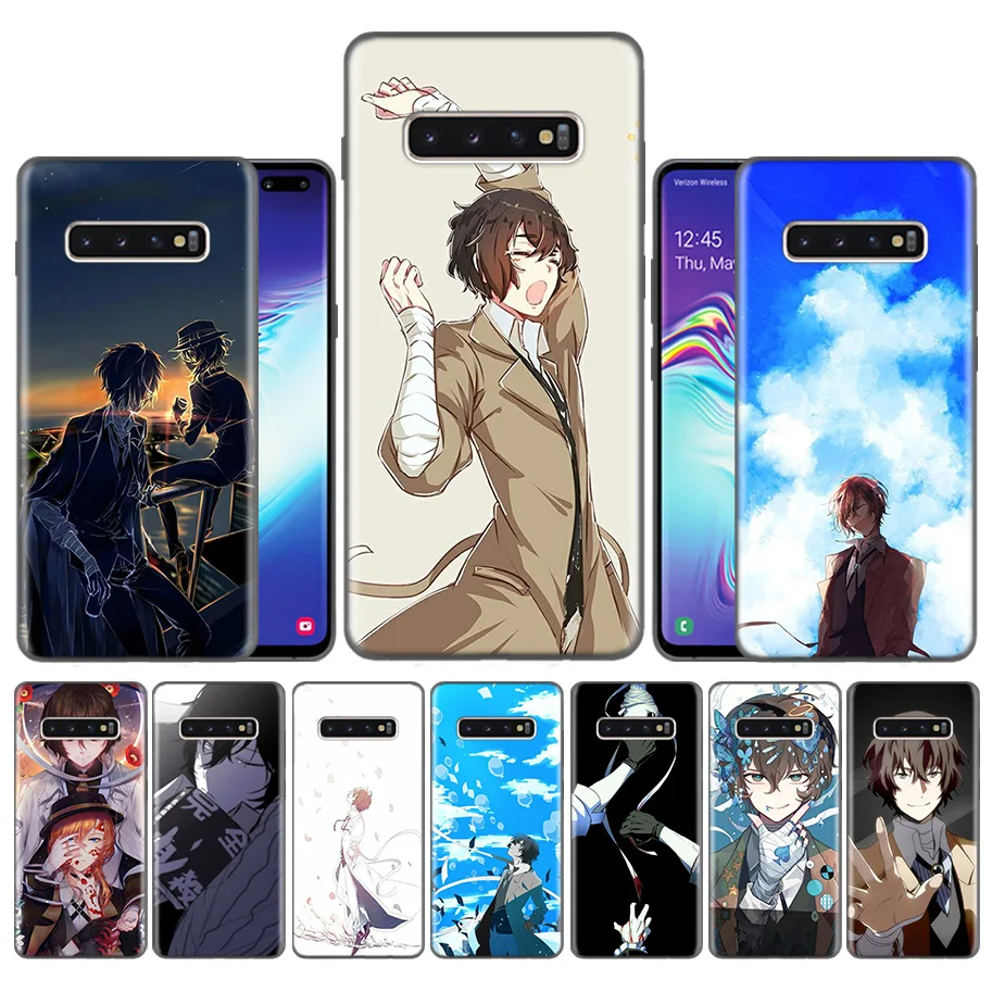

Fundas Case Casing for Samsung Galaxy S10 S9 S8 Plus 5G A30 A50 A70 A40 A20 Note 8 9 10 Covers Carcass bungou stray dogs Dazai O