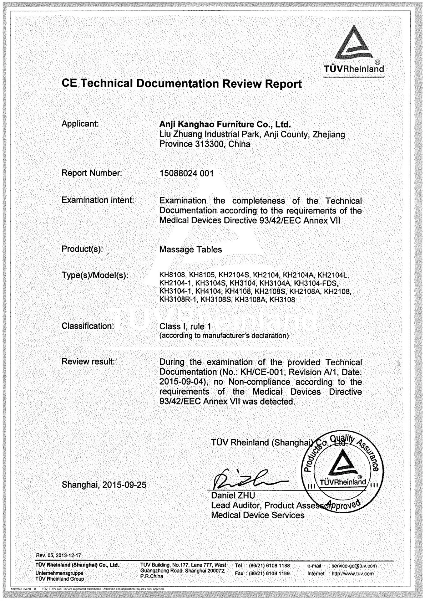 CE certificate