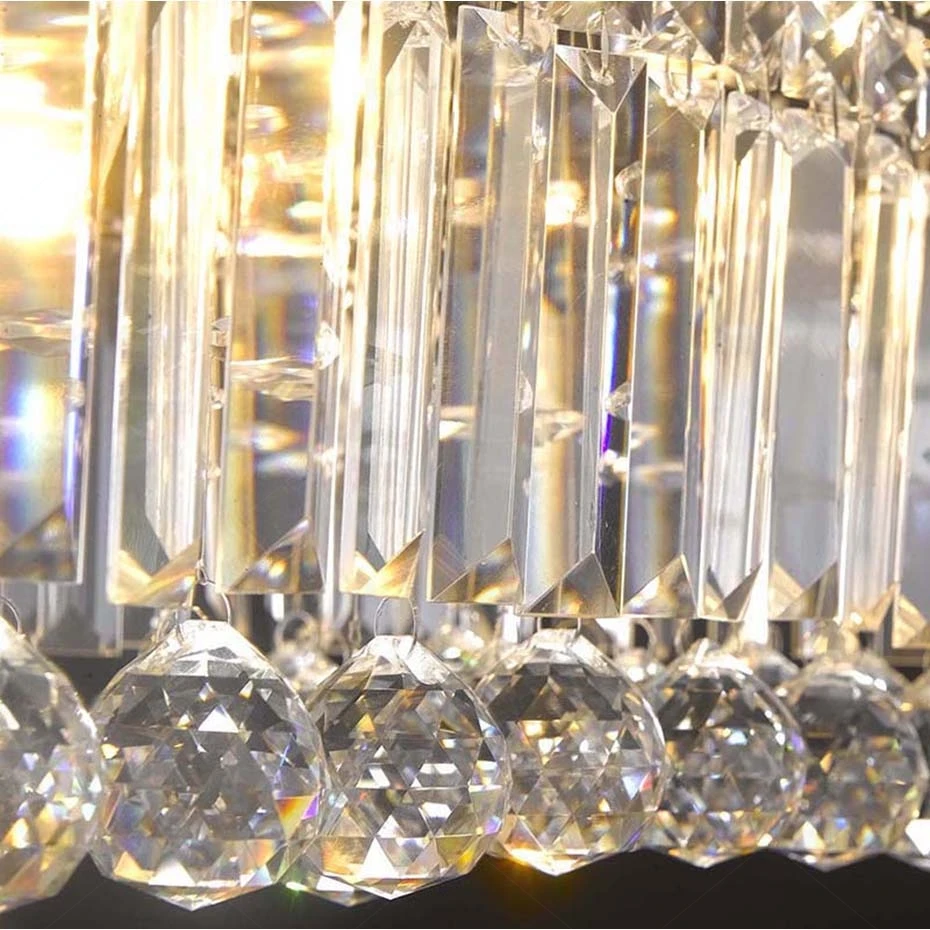 VALLKIN/ED Кулон Свет Современные подвесные светильники с K9 с украшением в виде кристаллов для Обеденная домашние тапочки для отеля, для дома светодиодный