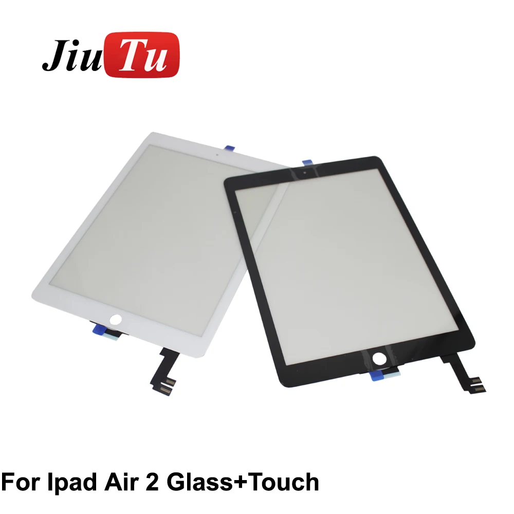 Tested well Replacement For iPad Air 2 2nd Gen Generation A1567 A1566 White Touch Screen Digitizer Glass Lens jiutu (9)