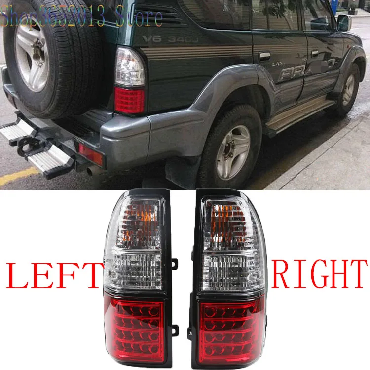 

Car Accessories 2pcs For Toyota Land Cruiser Prado FJ90 LC90 3400/2700 1998-2002 LED Rear Tail brake light Assy