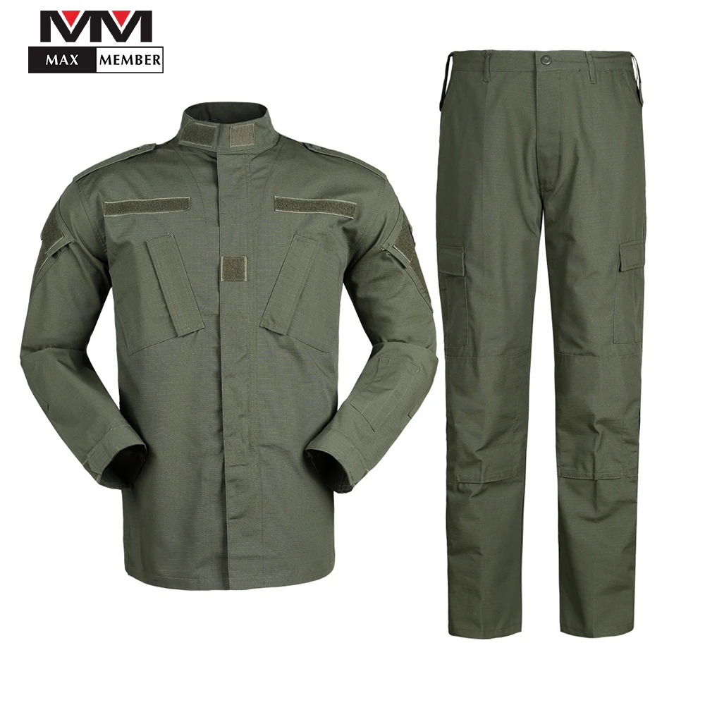 TCU Стиль Армейский зеленый камуфляж Открытый форма Тактический военная форма Combat Охота Для мужчин куртка + брюки набор Охота Одежда