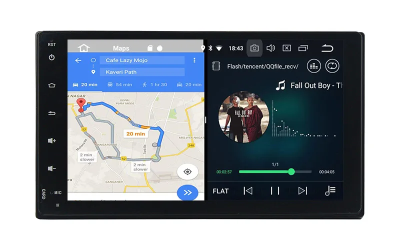 toyota fortuner touch screen radio android 8.0 stereo 3