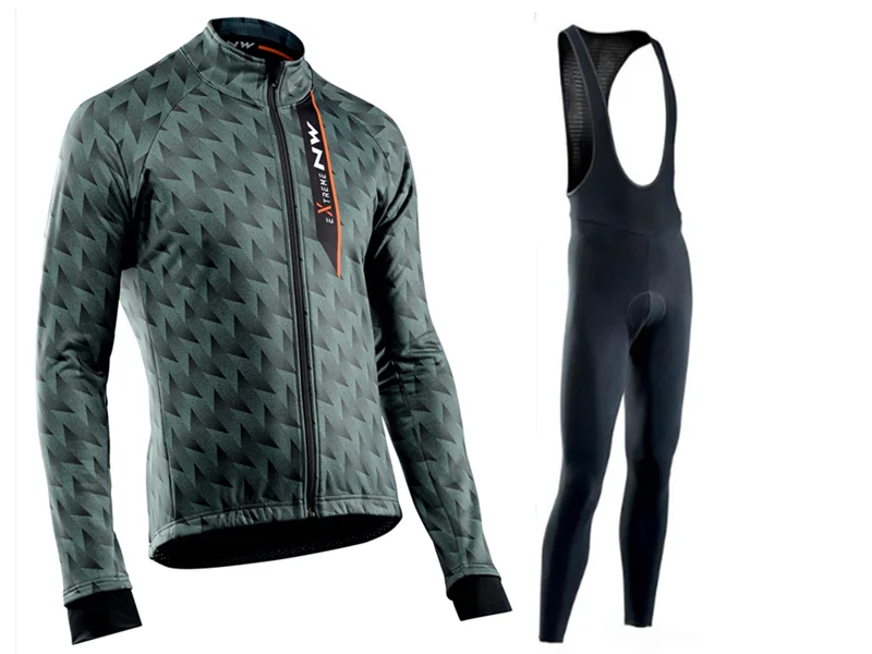 

2019 New pro team NW cycling jersey thin spring autumn Ropa Ciclismo long sleeve racing bike cloth MTB Bicycle maillot 9D gel