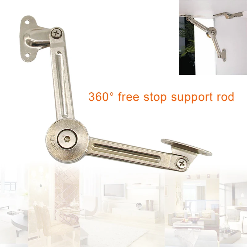 

Door Folding Support Rod Zinc Alloy Supporting Rod for Kitchen Door Cabinet _WK