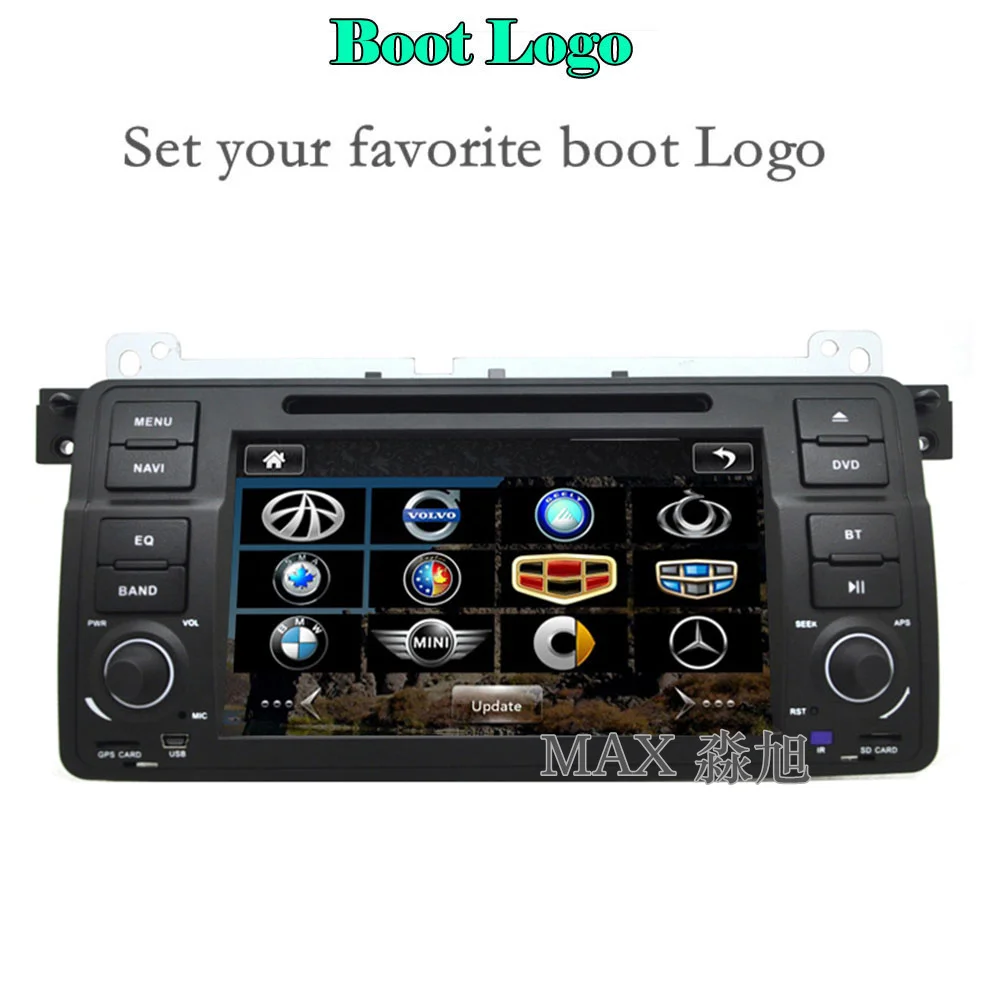 Clearance MAX Car Radio GPS Navigation System For BMW E46 M3 Bluetooth Call/Music Free Maps Steering Wheel Control 4