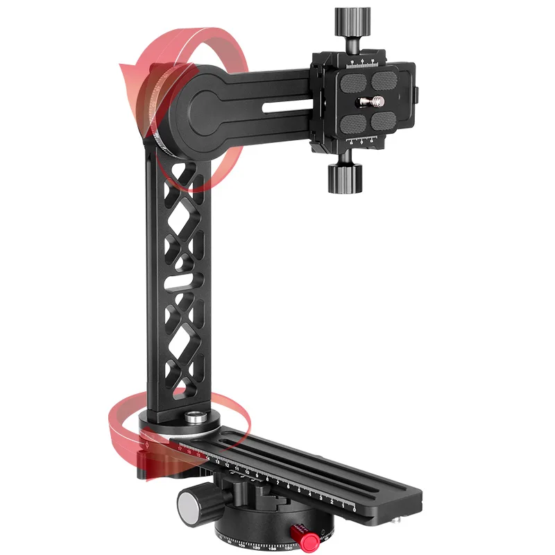 XILETU 720PRO 2 360 градусная панорамная головка штатива с расширенной qr пластиной и