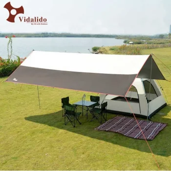 

200D PU W/R Oxford Waterproof Iron Pole Silver Coated Tarp/Gazebo/Sun Shade Tent/Awning in 3size 3*3*2m,4*3*2m,3.6*4.2*2m Choose