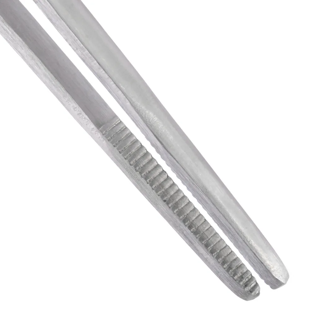 1pc Fish Tank Live Water Plant Tweezers Long Tongs Aquarium Stainless Steel Tweezer  27cm Length Elbow Stright