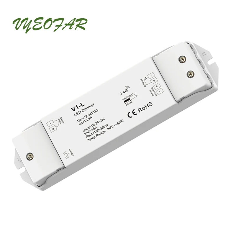 Новинка гирлянды светодиодные Диммер 12V/24V Вход V1 L 15A Выход приемник R11