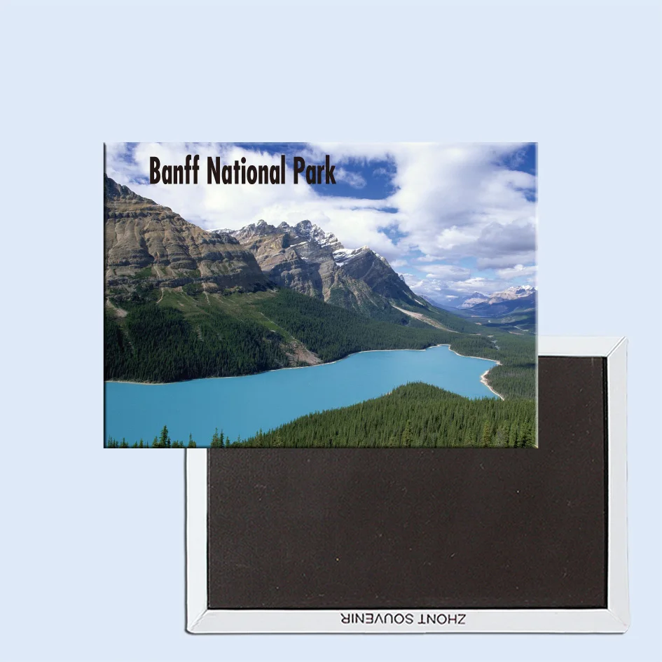 Магнит на холодильник Peyto Lake в национальном парке Банфа Канада 24329|fridge magnet|magnet