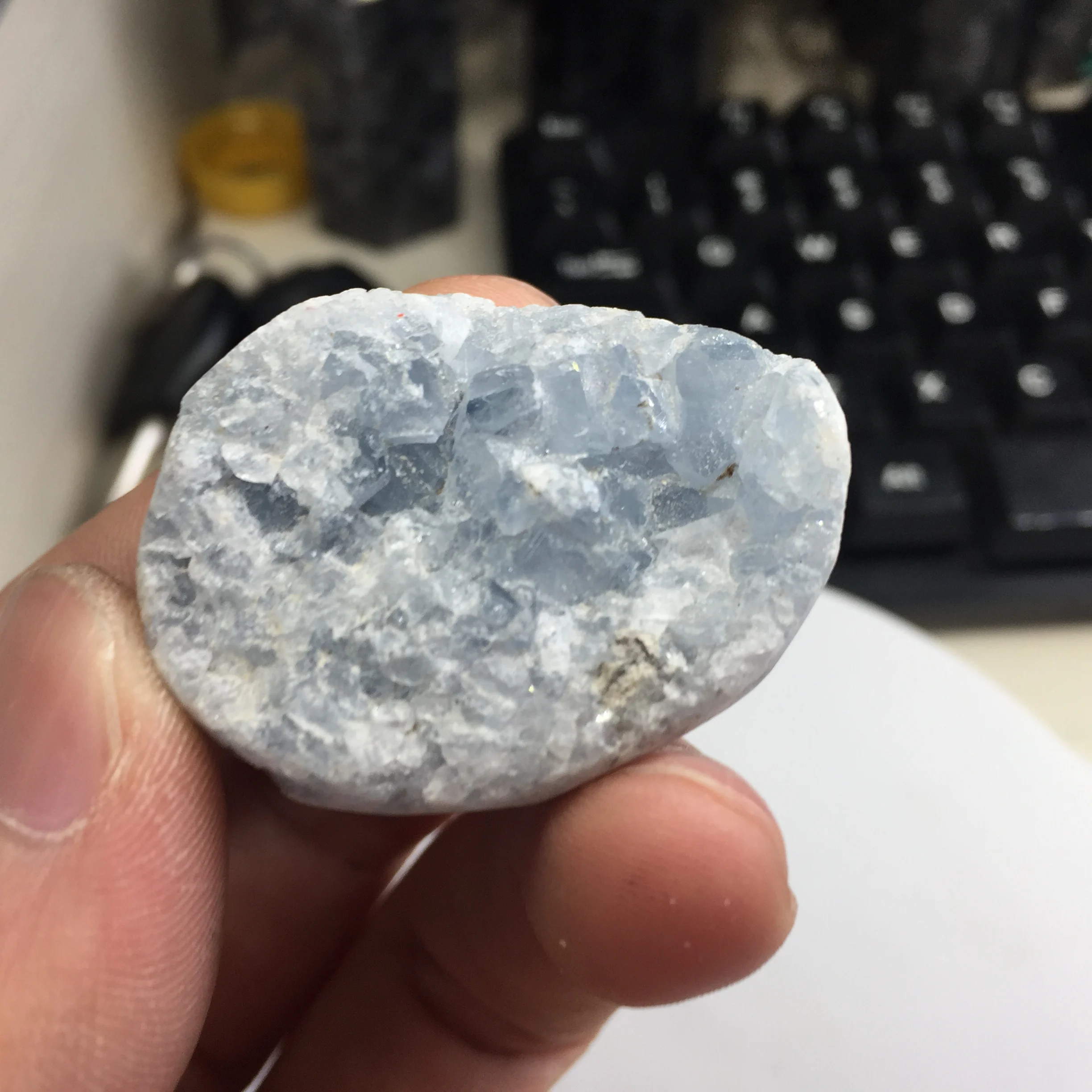 

42g Natural Crystal Blue Celestite Crystal HEALING SPECIMEN BU515