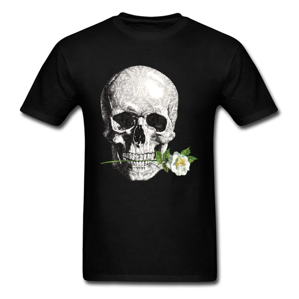 Skull Rose Tattoo_black