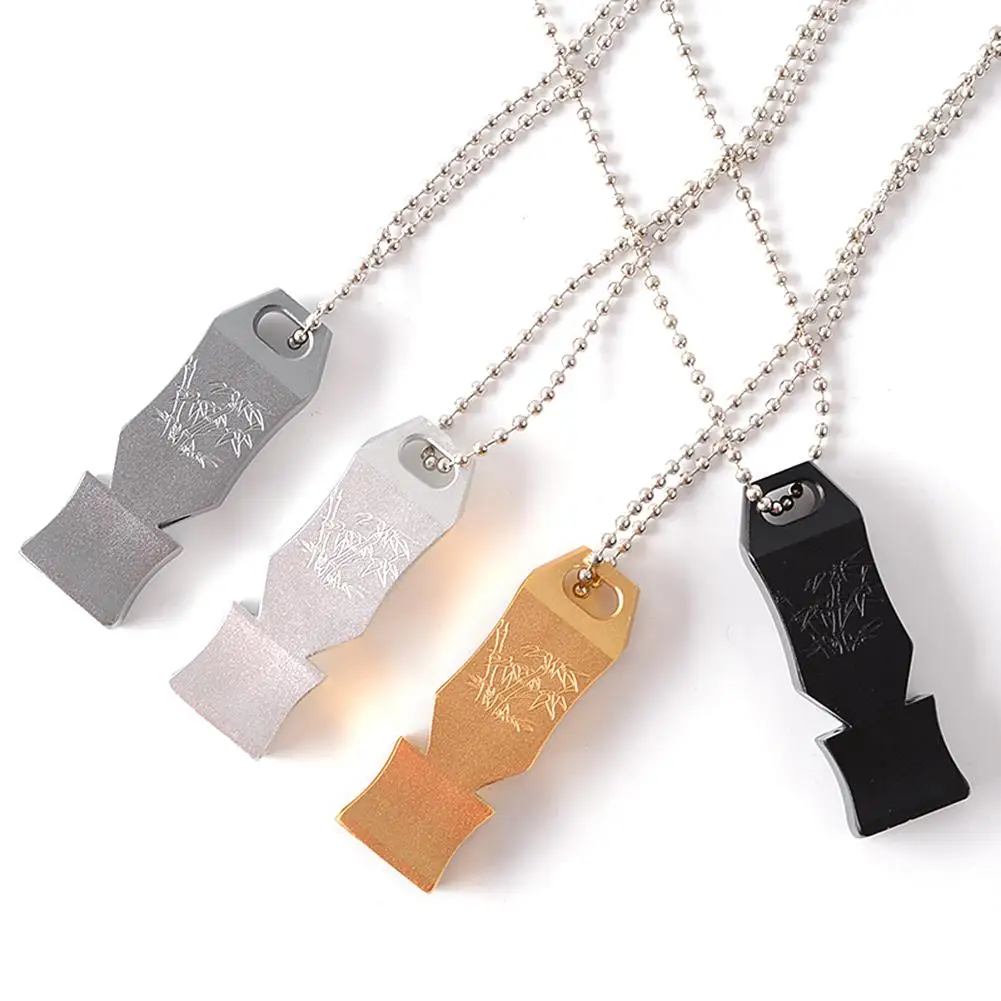 1 PCS Survival Whistle Plastic Travel Kits Super Loud Emergency Whistle