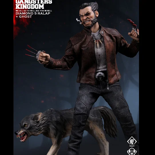 

New 1/6 Gangsters Kingdom GK011 Diamond 5 Ralap Ghost Action Figure Cheap toys
