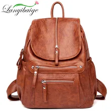 Женские высококачественные кожаные рюкзаки, винтажная женская сумка на плечо, сумка для путешествий, женский рюкзак, Mochilas, школьные сумки для девочек