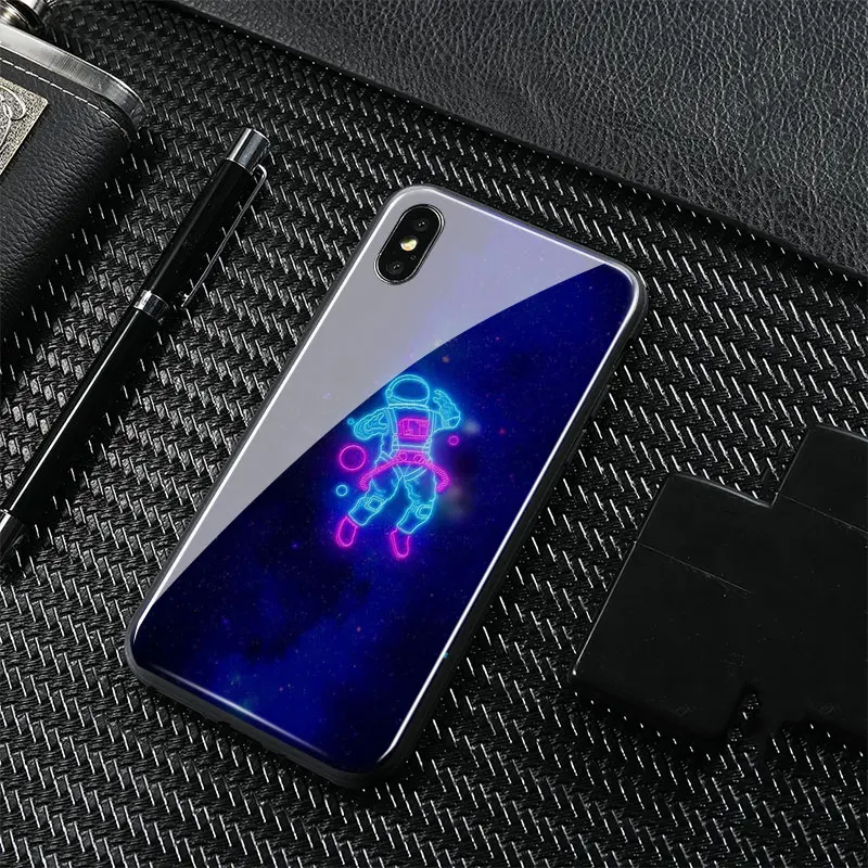 Чехол из закаленного стекла для Apple iPhone 6 6s 7 8 Plus X XR XS MAX | Мобильные телефоны и