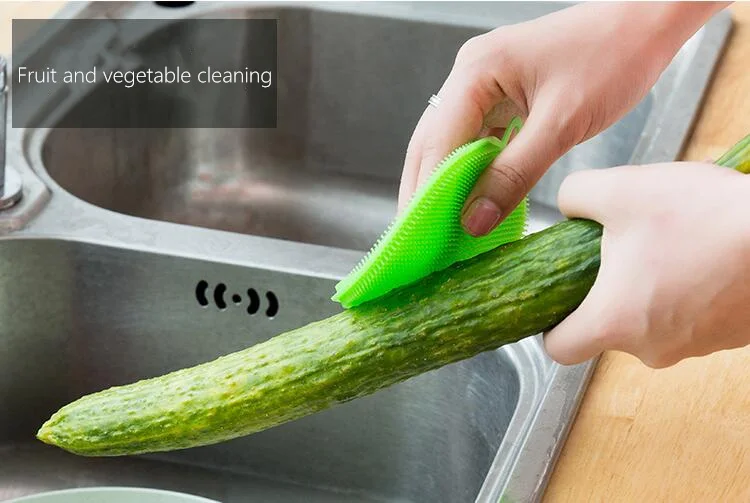 Горячая Волшебная силиконовая миска для посуды многофункциональная Чистящая Щетка Очищающая подставка для горшка кастрюля для мытья щетки кухонный очиститель инструмент для мытья