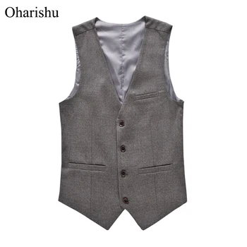 

M-6XL Fashion Men's Vests New Style Solid Slim Fit Vest Mens Clothes Trend Casual Business Mens Suit Vests Gentleman Social Vest