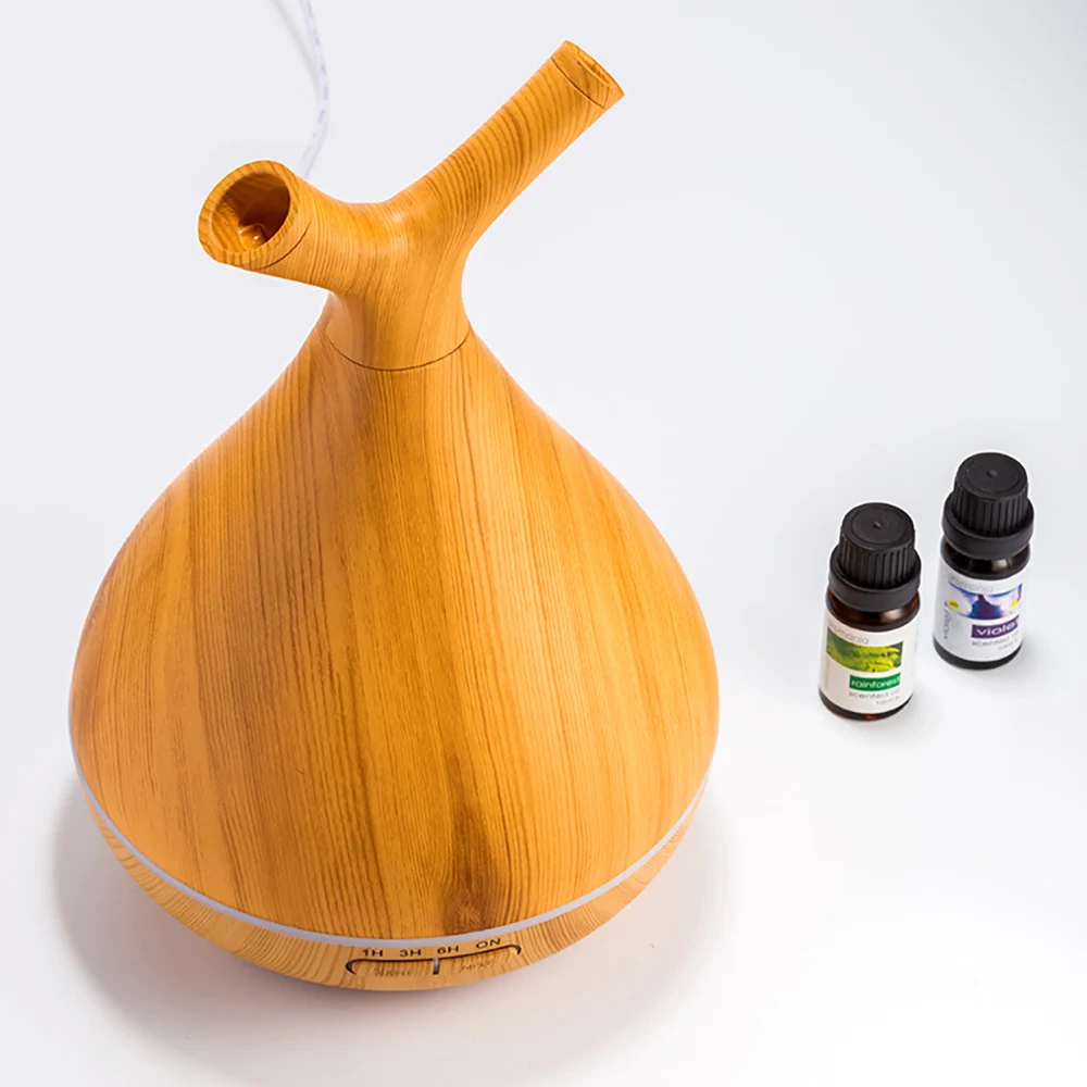 

NEW Ultrasonic Branch Aroma Diffuser 1-6 Hours Timing Setting Essential Oil Diffuser 400ML Air Humidifier For Home Office